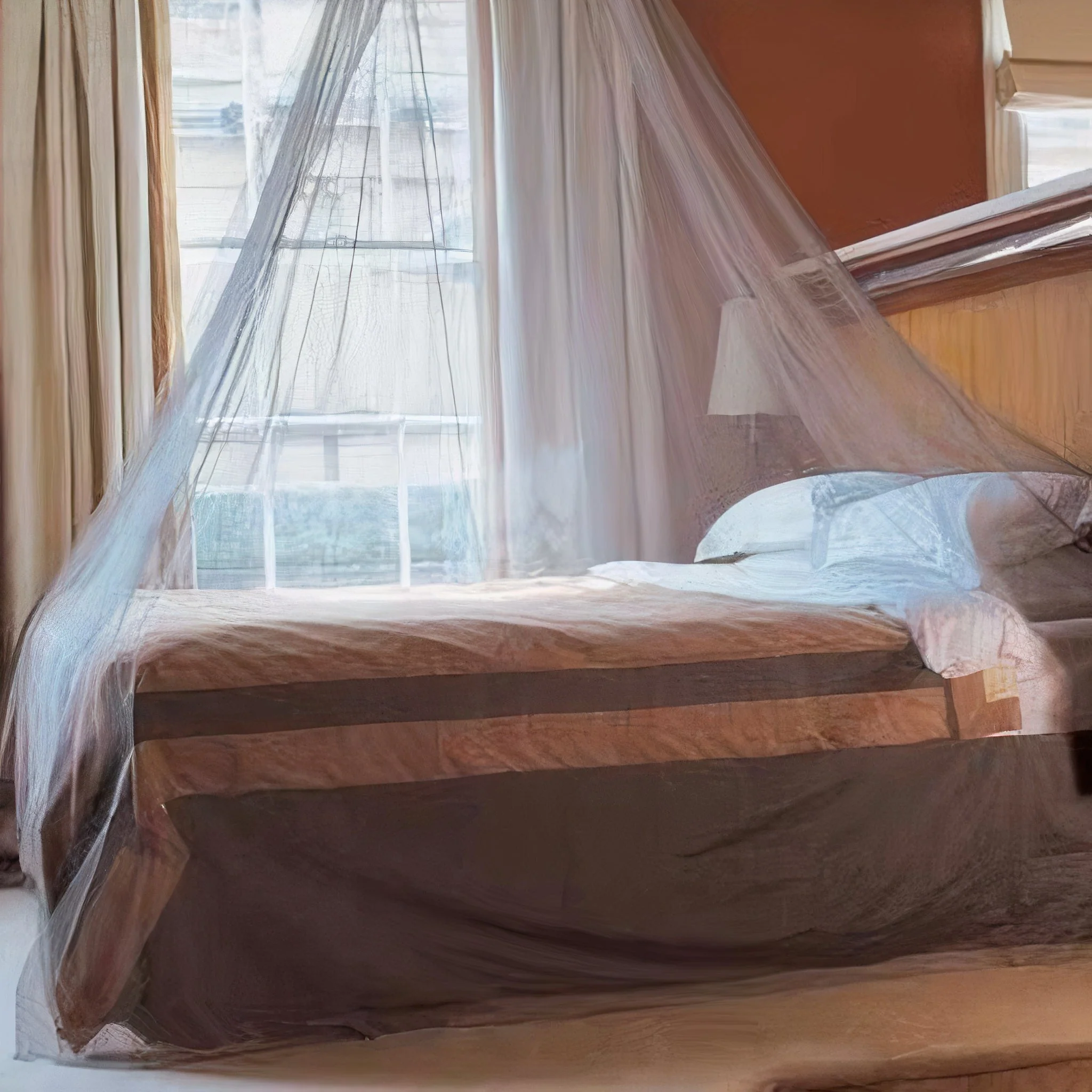 swisstulle AG® Silver Bobbinet™ Bell-Shaped 5G EMF Bed Canopy - Image 3